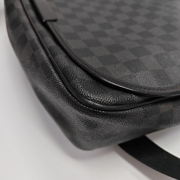 DANIEL MM Damier Graphite Coated Canvas Gray