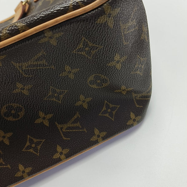 BATIGNOLLES MM Monogram Coated Canvas Brown