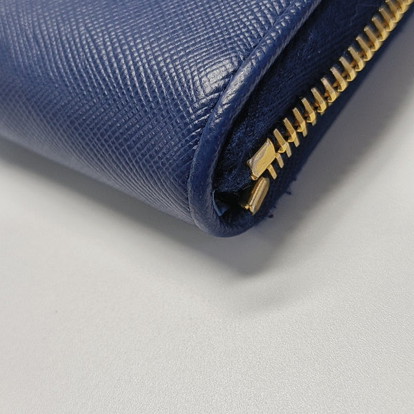 Calfskin Wallet Blue