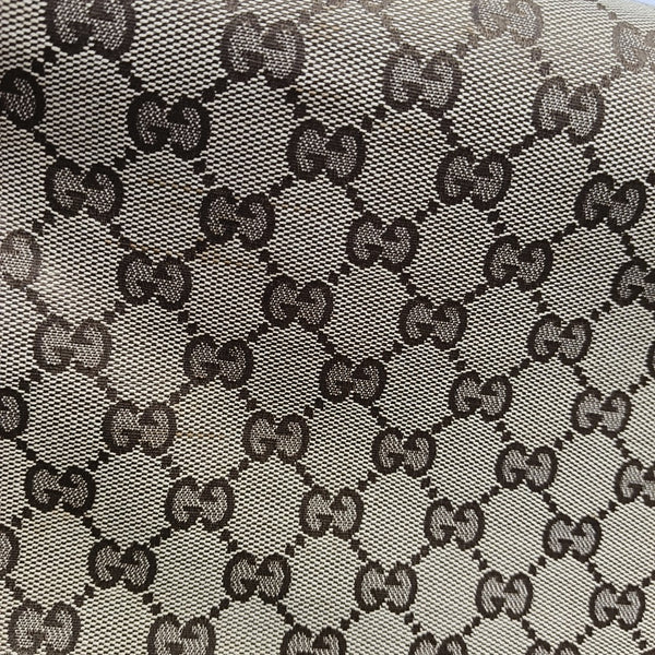 Monogram Canvas Tote Bag Brown