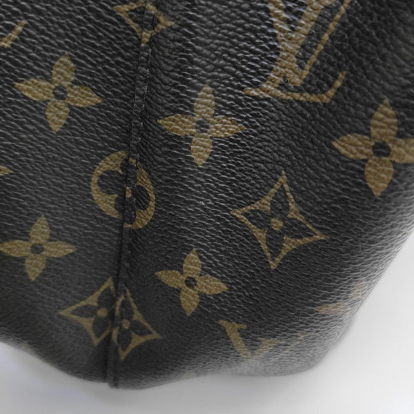 NÉONOÉ MM Monogram Coated Canvas Brown