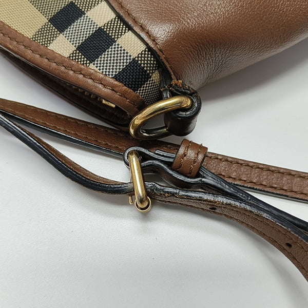 Canvas Shoulder Bag Brown