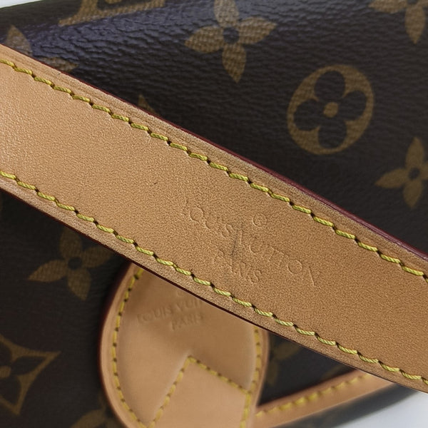 DIANE Monogram Coated Canvas Brown