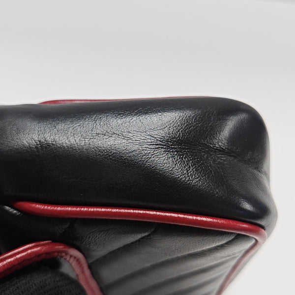 GG Marmont Super Mini Quilted Calfskin Black
