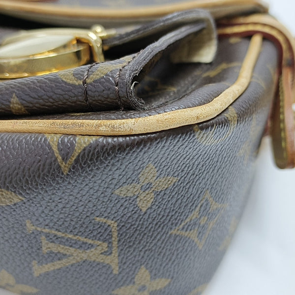 HUDSON PM Monogram Coated Canvas Brown
