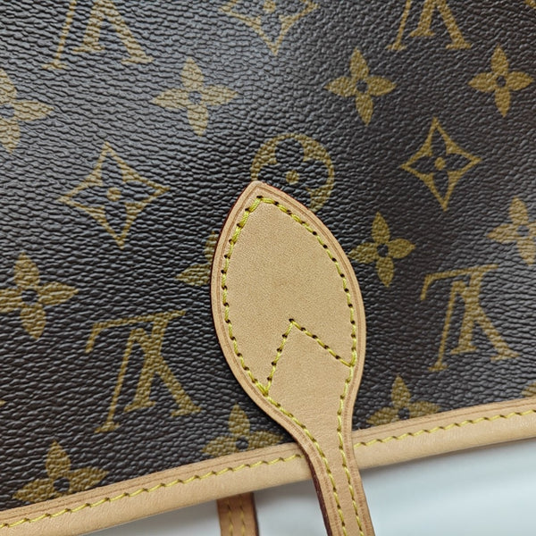 NEVERFULL INSIDE OUT MM Monogram Fabric Red