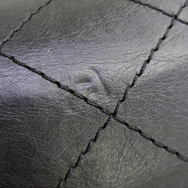 2.55 Maxi Quilted Calfskin Black