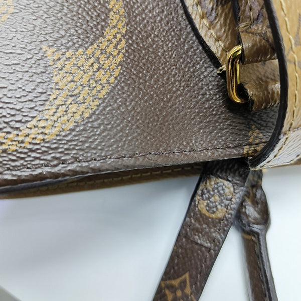 Onthego GM Lona Revestida Monogram Marrón