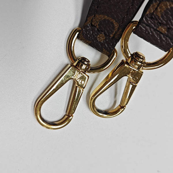 MONTAIGNE Monogram Coated Canvas Brown
