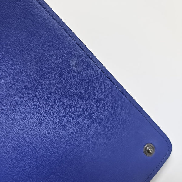 Lambskin Shoulder Bag Blue