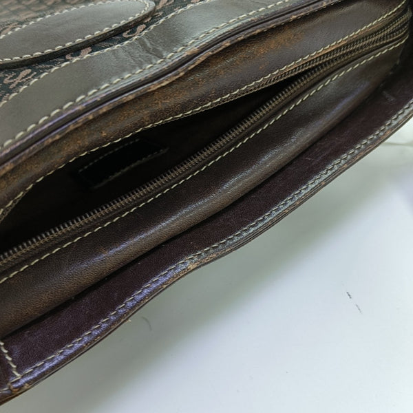 Canvas Shoulder Bag Brown