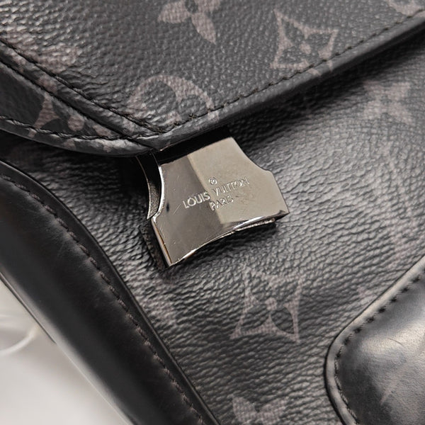 VOYAGER PM Monogram Coated Canvas Black