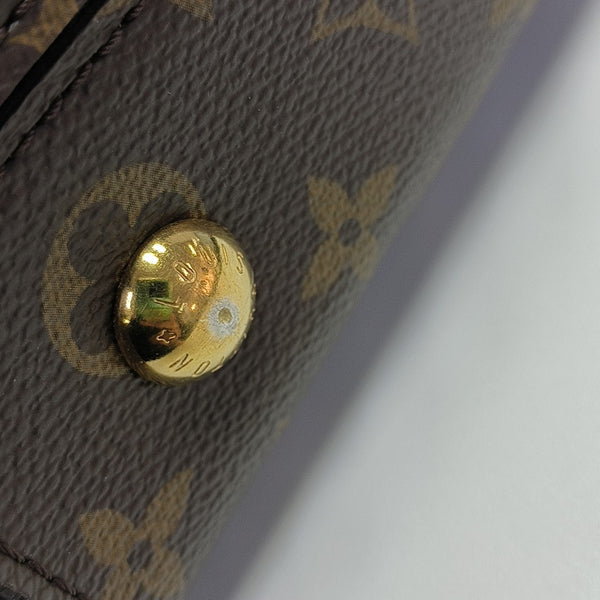 CLUNY MM Monogram Coated Canvas Brown