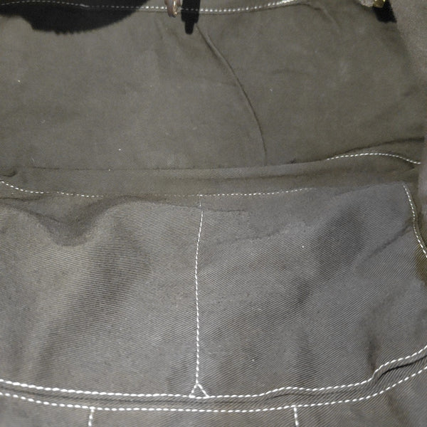 Canvas Top Handle Bag Beige