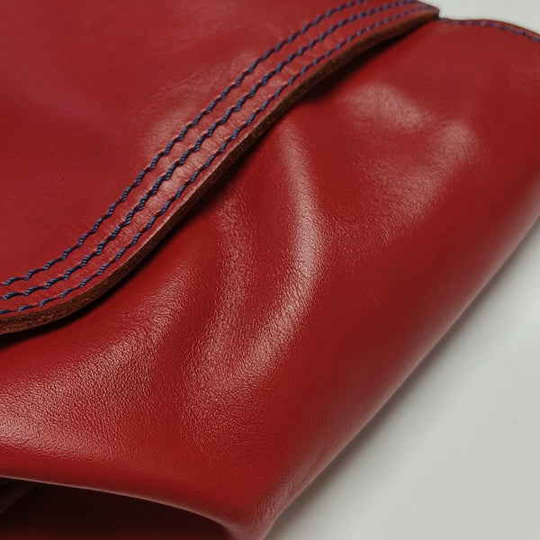 Quilted Calfskin Shoulder Bag Red