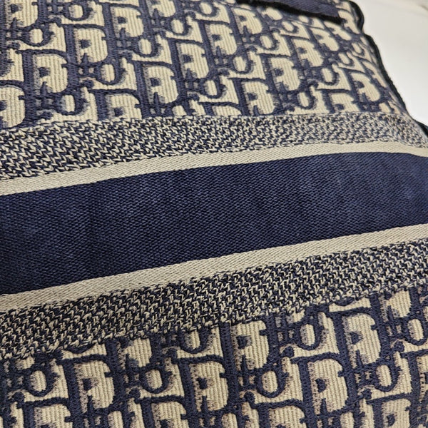Diorcamp Large Oblique Canvas Blue