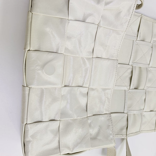 Cassette Medium Calfskin White