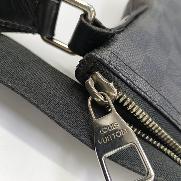 MICK MM Damier Graphite Coated Canvas Gray