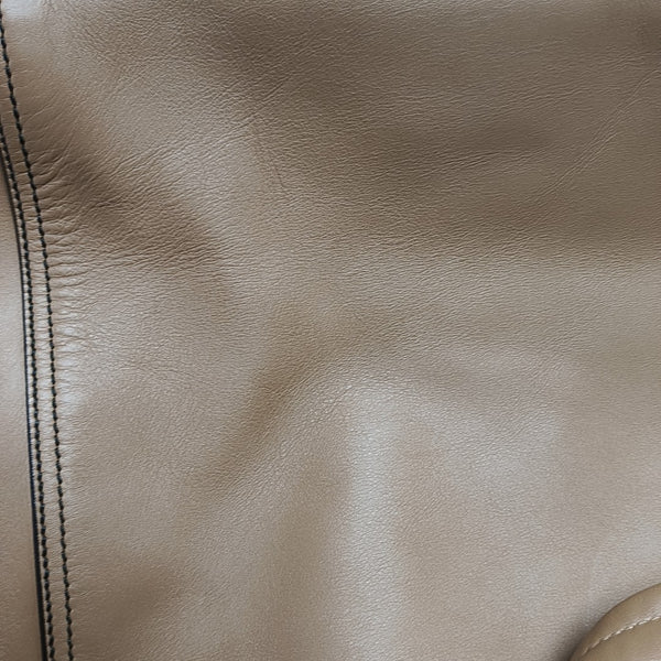 Calfskin Shoulder Bag Brown