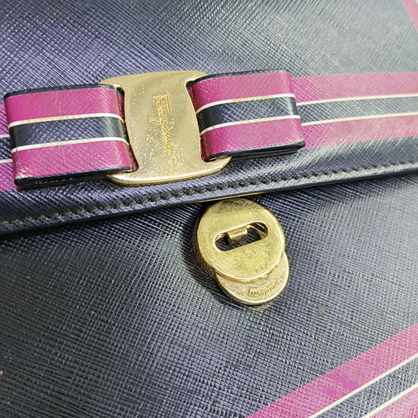Calfskin Shoulder Bag Black
