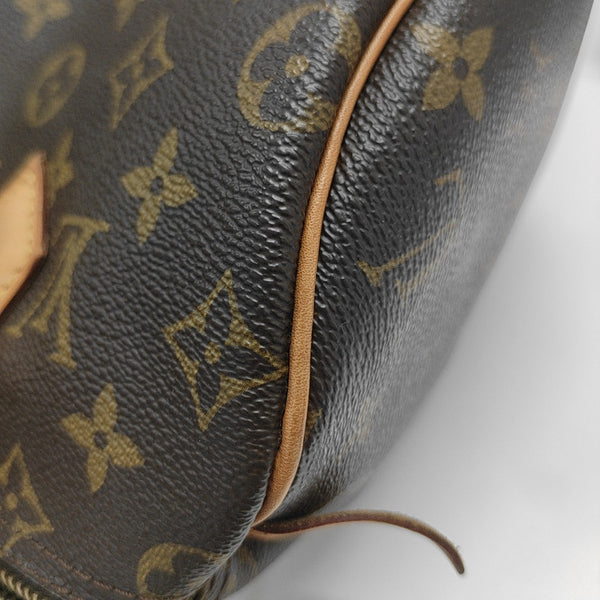 SPEEDY 25 Monogram Coated Canvas Brown