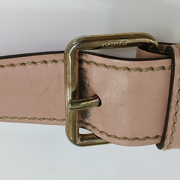 Monogram Coated Canvas Shoulder Bag Beige