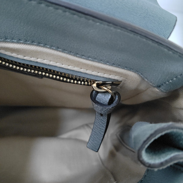 Faye Mini Calfskin Blue