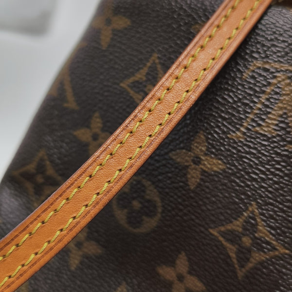 NÉONOÉ Nano Monogram Coated Canvas Brown