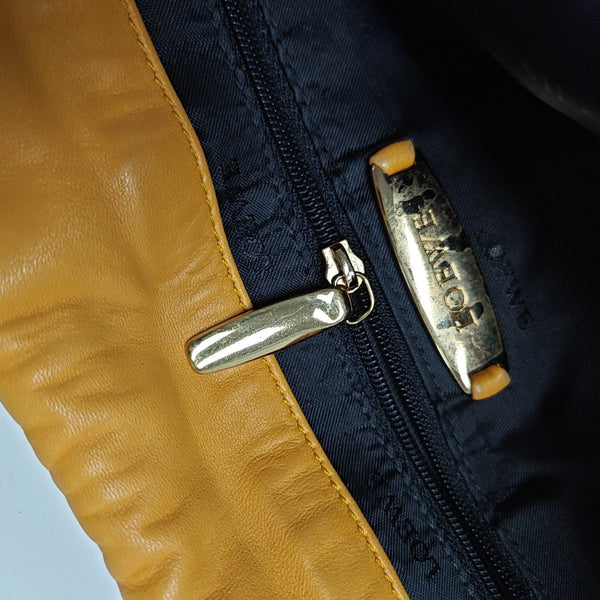 Calfskin Top Handle Bag Yellow