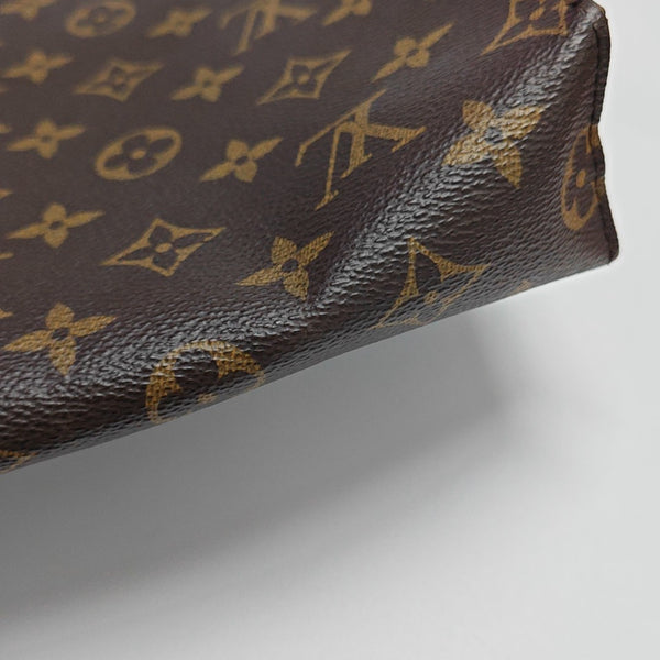 TOILET POCKET 26 Monogram Coated Canvas Brown