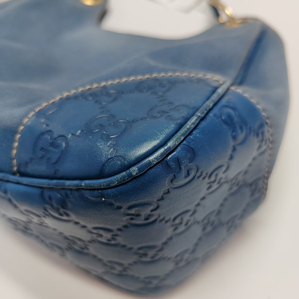 Canvas Shoulder Bag Blue
