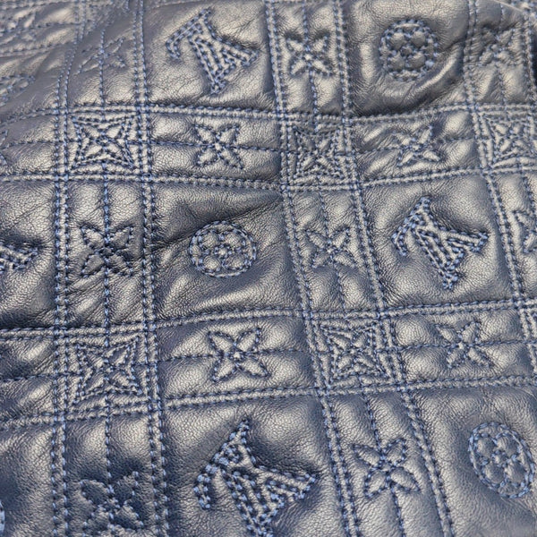 LILIA PM Monogram Calfskin Blue