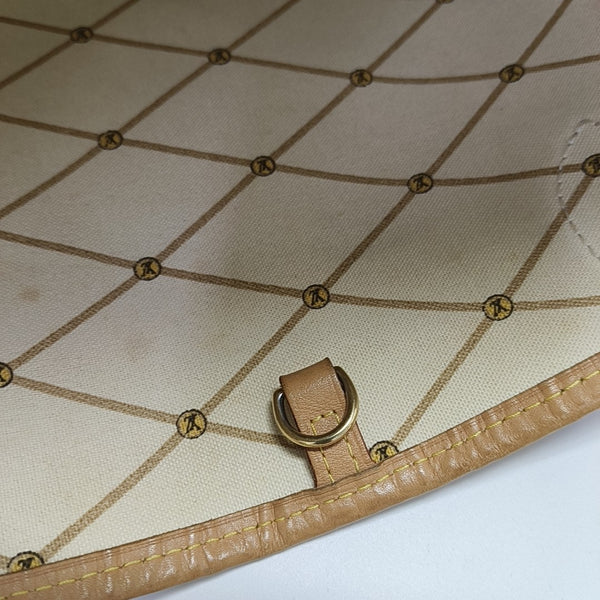 NEVERFULL MM Damier Azur Coated Canvas White