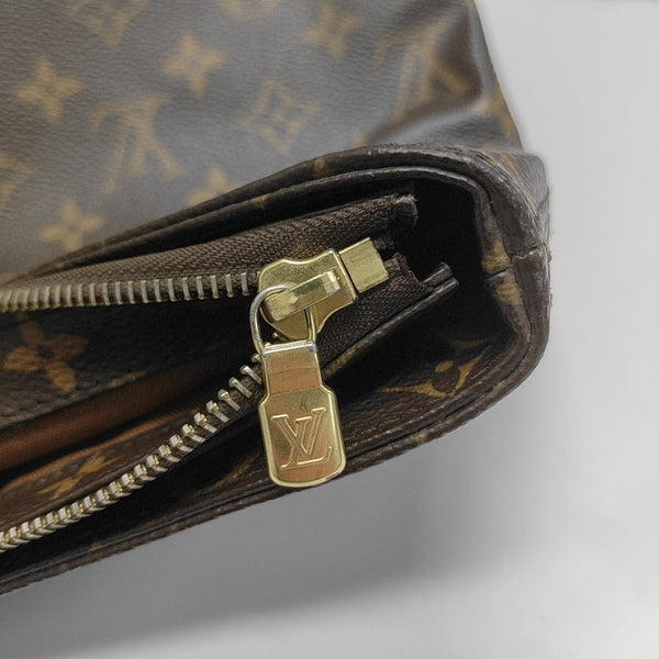 PIANO Monogram Coated Canvas Brown