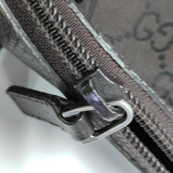 Monogram Canvas Tote Bag Brown