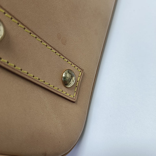 ALMA BB Monogram Coated Canvas Brown