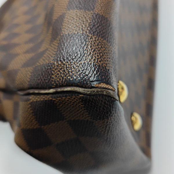 TREVI PM Damier Ebene Coated Canvas Brown
