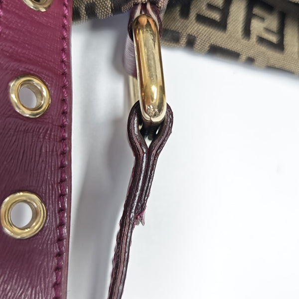 Monogram Canvas Tote Bag Brown