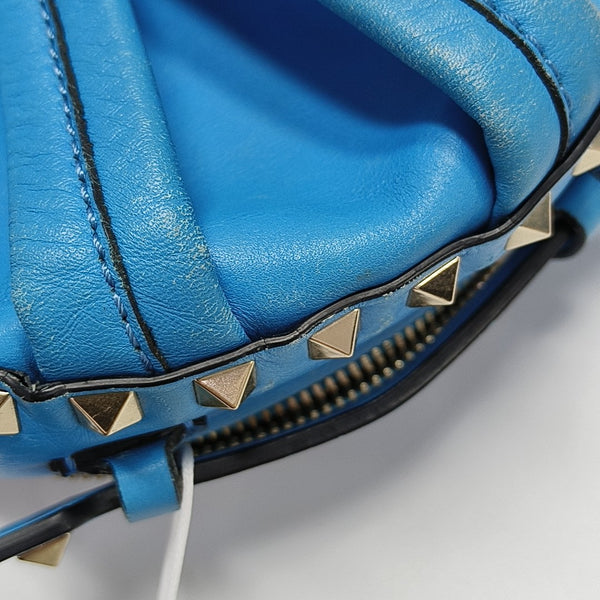 Rockstud Mini Calfskin Blue