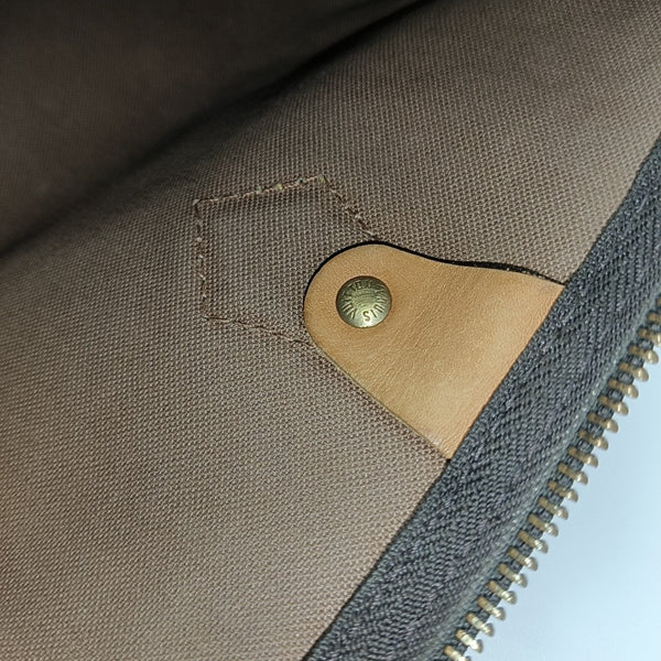 SPEEDY 30 Monogram Coated Canvas Brown