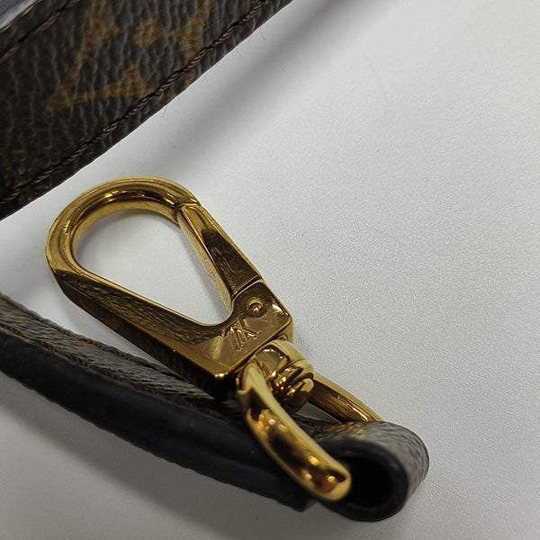 MONTAIGNE BB Monogram Coated Canvas Brown