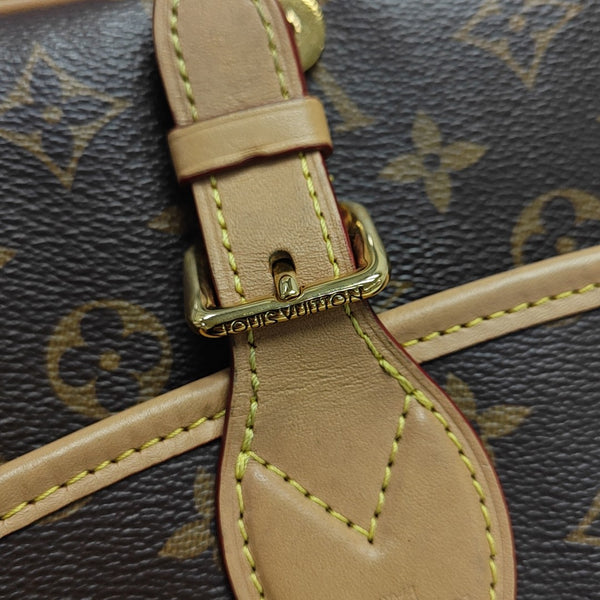 DIANE Monogram Coated Canvas Brown