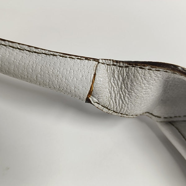 Calfskin Top Handle Bag White