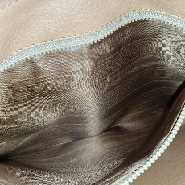 MACADAM CLUTCHES Coated Canvas Brown