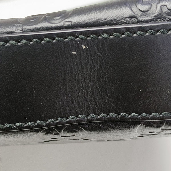 Signature Medium Monogram Calfskin Black