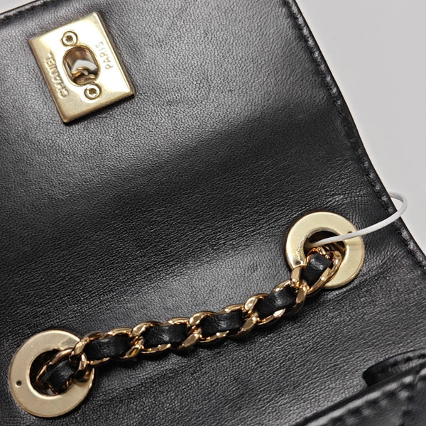 TRENDY CC Quilted Lambskin Black