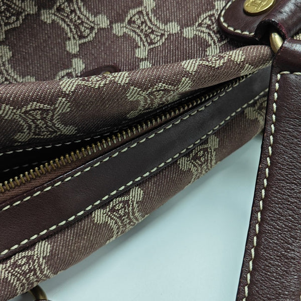 Canvas Top Handle Bag Purple