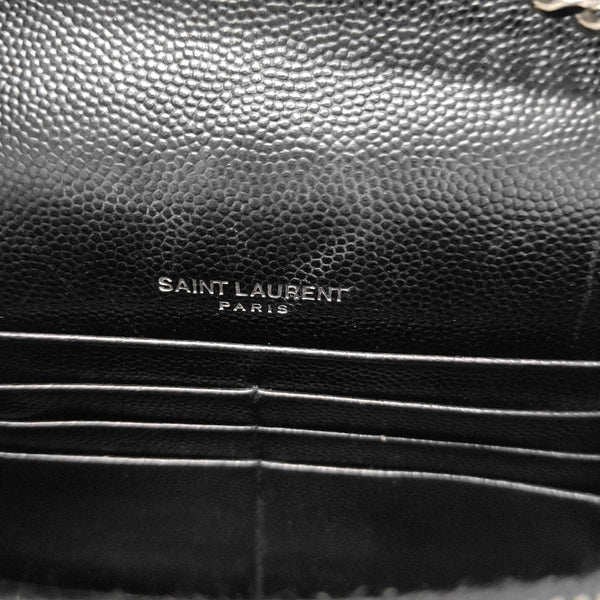 MONOGRAM WOC Chevron Calfskin Black