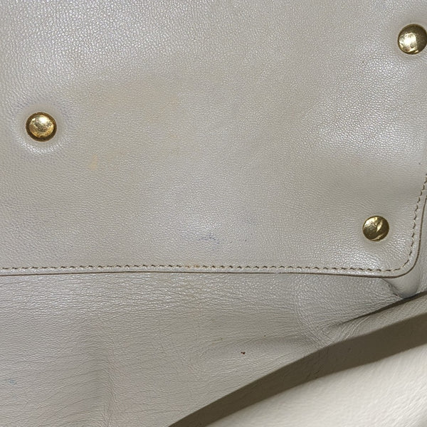 Calfskin Shoulder Bag Blue