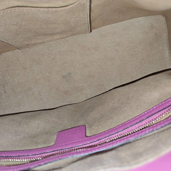 GG Blooms Monogram Coated Canvas Beige
